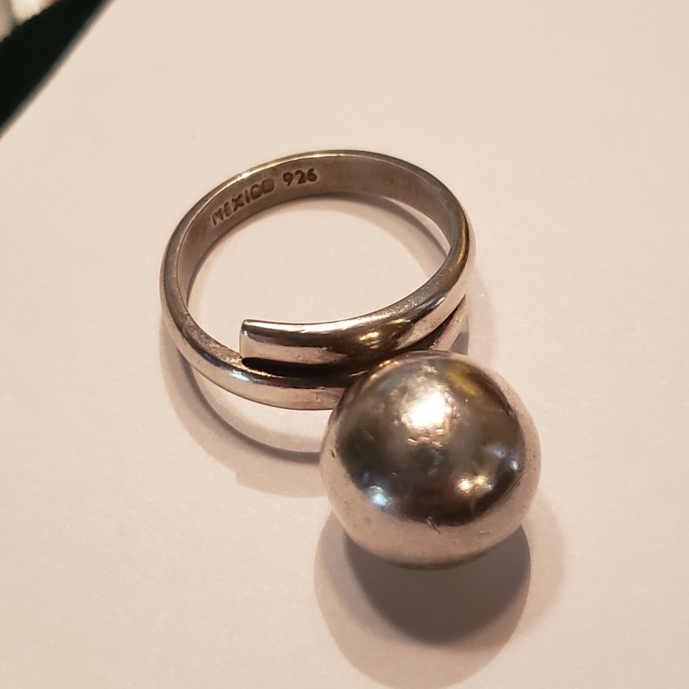 Fantastic Silver Chime Ball Ring Vintage  BEAUTY - Picture 6 of 12